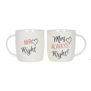 S03720443_0 Set of 2 Mr & Mrs Mugs