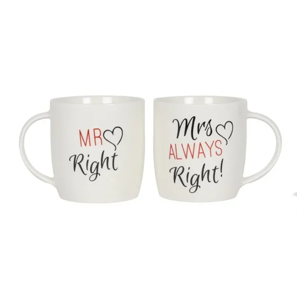 S03720443_0 Set of 2 Mr & Mrs Mugs
