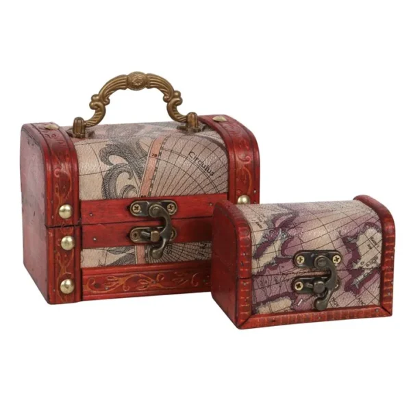 S03720686_0 Set of 2 Map Chests