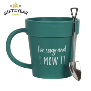 S03720915_0 Sexy and I Mow It Pot Mug and Shovel Spoon
