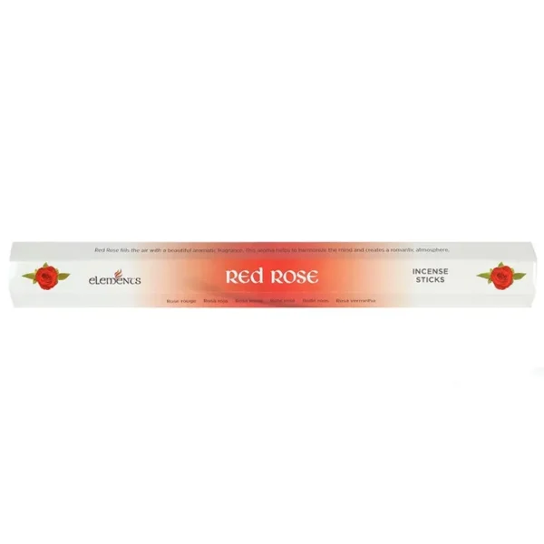 S03722022_12 Set of 6 Packets of Elements Red Rose Incense Sticks