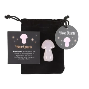 S03722592_0 Magical Rose Quartz Crystal Mushroom