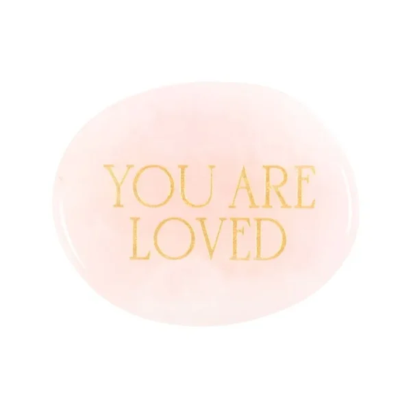 S03723083_12 You Are Loved Rose Quartz Crystal Palm Stone