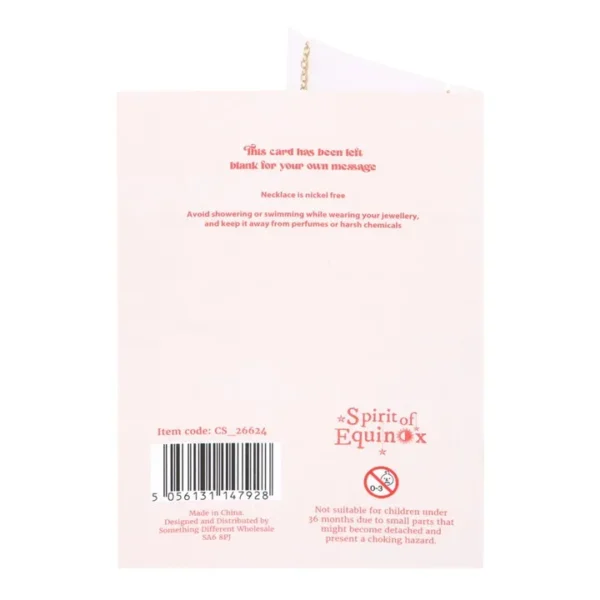 S03723290_12 The Sun Celestial Rose Quartz Necklace Card
