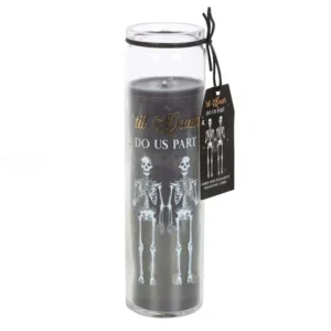 S03723356_0 Til Death Do Us Part Amber Noir Tube Candle