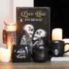 S03723356_15 Til Death Do Us Part Amber Noir Tube Candle