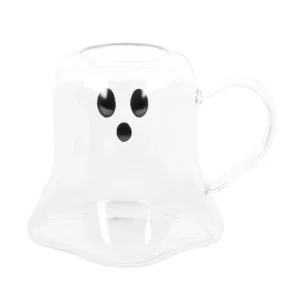 S03723546_0 Ghost Shaped Glass Mug