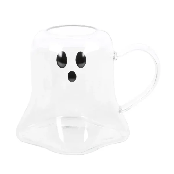 S03723546_0 Ghost Shaped Glass Mug
