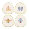 2.webp Set of 4 Floral Bug Trinket Dishes