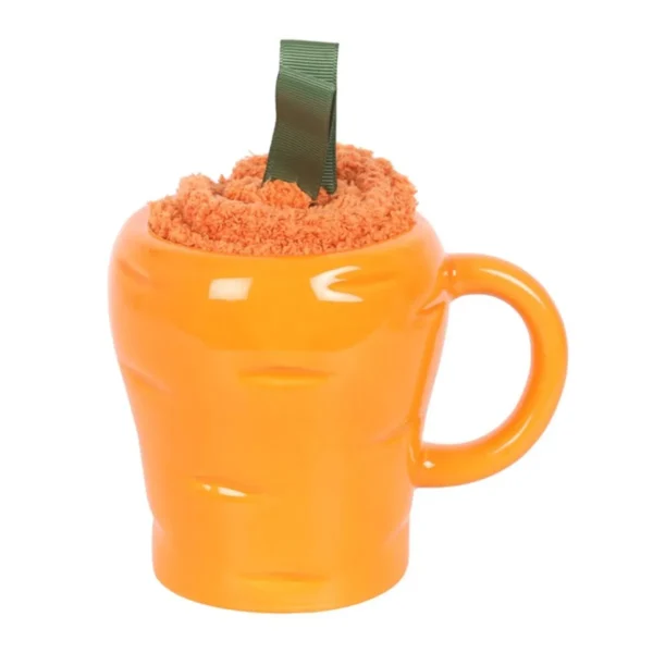 2-102.webp Carrot Shaped Mug and Socks Set