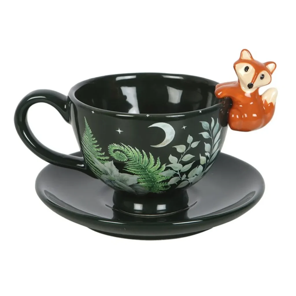 12 Best Fantasy Mugs for Magical Gifting 3 Green Forest with Fox Mug