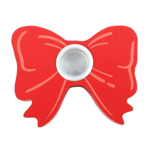 2-15.webp Red Bow Taper Candle Holder