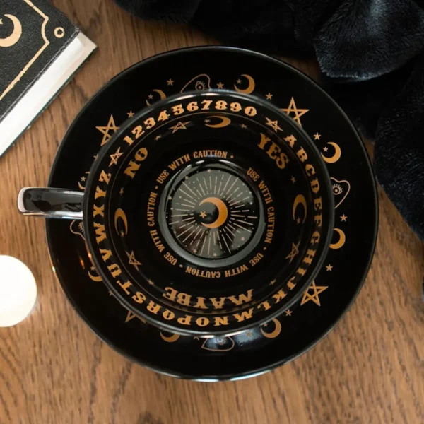 2-289.webp Black Talking Board Teacup and Saucer