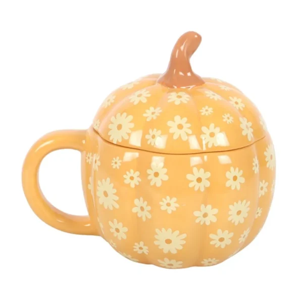 2-319.webp Groovy Floral Pumpkin Lidded Mug