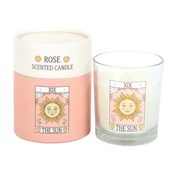 2-339.webp The Sun Vintage Tarot Rose Candle