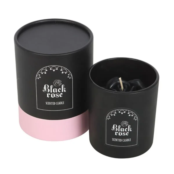 2-348.webp Black Rose Candle with 3D Roses