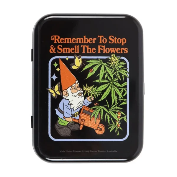 2-379.webp Smell the Flowers Stash Tin by Steven Rhodes