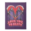 2-390.webp 19x25cm Love You To Death Canvas Plaque by Steven Rhodes