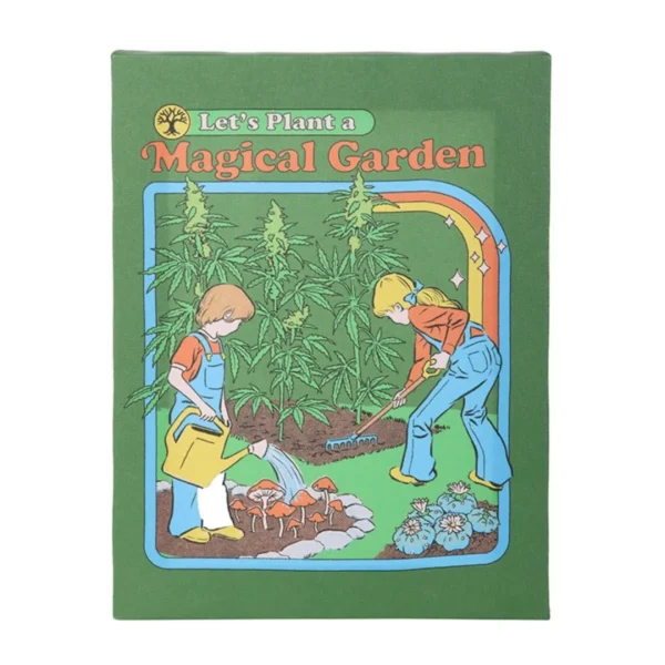 19x25cm Magical Garden Canvas Plaque by Steven Rhodes 19x25cm Magical Garden Canvas Plaque by Steven Rhodes