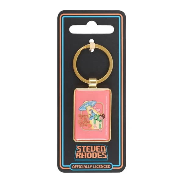 2-395.webp You're My Chosen One Keyring by Steven Rhodes