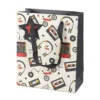 2-397.webp 23cm Medium Retro 80s Print Gift Bag