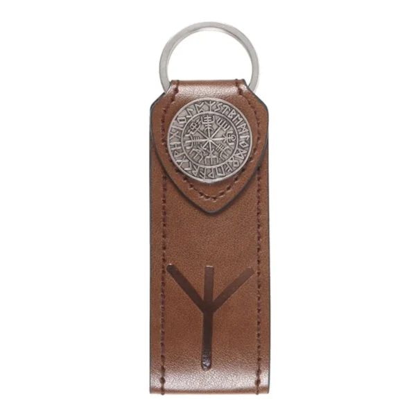 2-56.webp Protection Viking Rune Faux Leather Keyring