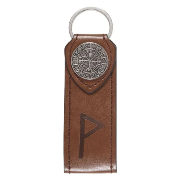 2-82.webp Joy Viking Rune Faux Leather Keyring