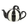 2-9.webp Black and White Striped Pumpkin Teapot