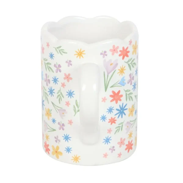 3-30.webp Spring Floral Print Scalloped Mug