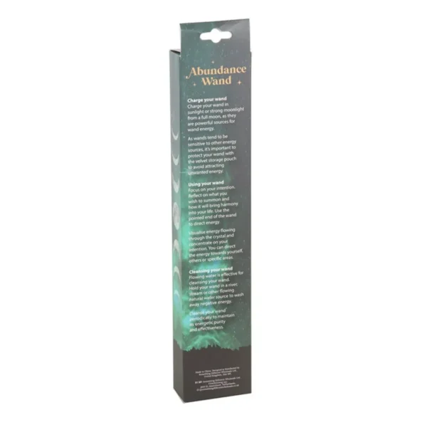 3-32.webp Abundance Green Aventurine Crystal Wand with Pouch