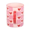 3-34.webp Love Yourself Checkered Mug with Heart Handle