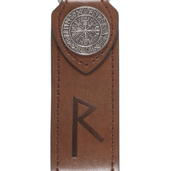 3-73.webp Journey Viking Rune Faux Leather Keyring