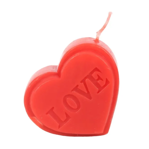 3-78.webp Red Love Heart Shaped Valentine's Day Candle