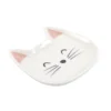 3-95.webp White Cat Face Trinket Dish