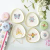 4.webp Set of 4 Floral Bug Trinket Dishes