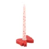 4-14.webp Red Bow Taper Candle Holder