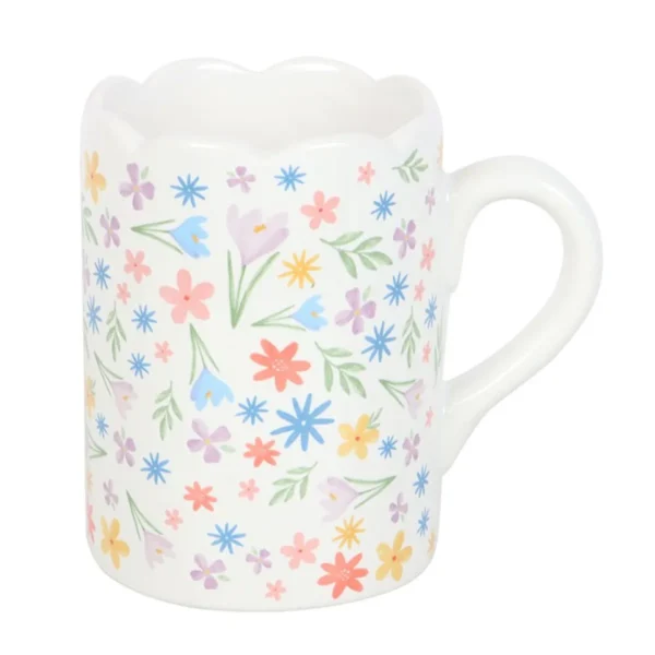 4-28.webp Spring Floral Print Scalloped Mug