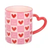 4-32.webp Love Yourself Checkered Mug with Heart Handle