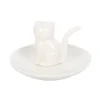 4-35.webp Sitting White Cat Face Trinket Dish