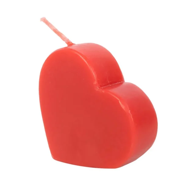 4-76.webp Red Love Heart Shaped Valentine's Day Candle