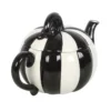 4-8.webp Black and White Striped Pumpkin Teapot