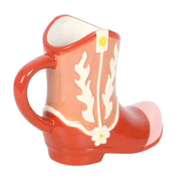 4-90.webp Pink Cowboy Boot Shaped Mug