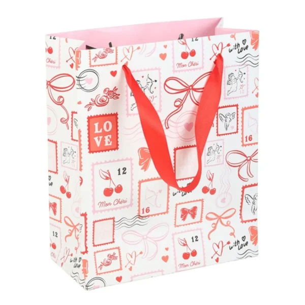 4-95.webp Valentine Postage Stamp Print Gift Bag