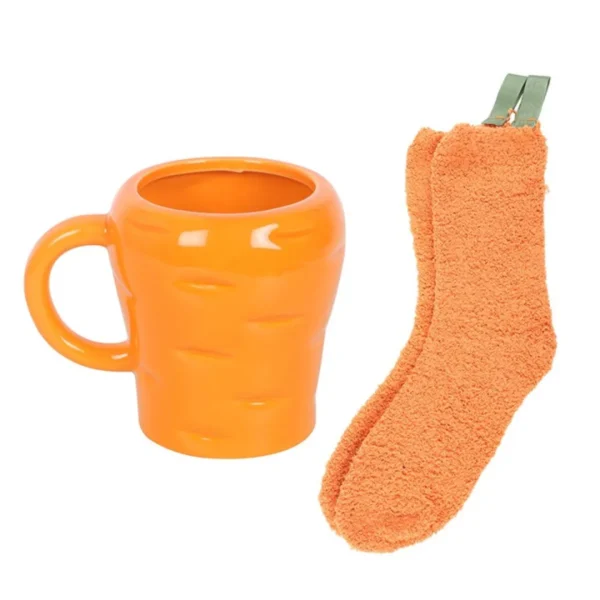 4-99.webp Carrot Shaped Mug and Socks Set