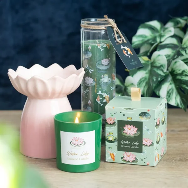 5-101.webp Pond Print Oriental Jasmine Tube Candle