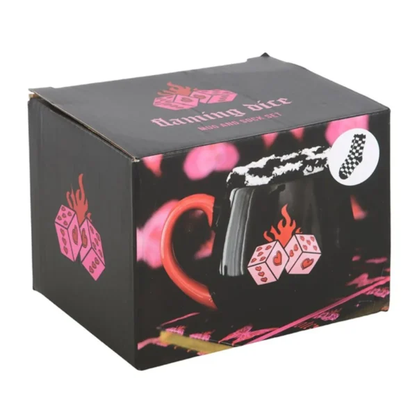 5-103.webp Black Dice Mug and Socks Set