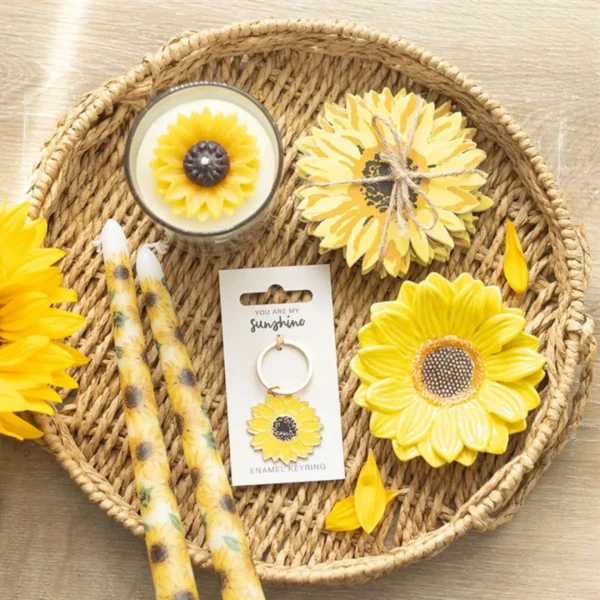 5-109.webp You Are My Sunshine Sunflower Keyring