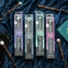 5-18.webp Protection Black Obsidian Crystal Wand with Pouch