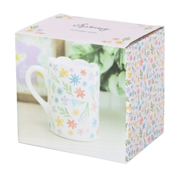 5-22.webp Spring Floral Print Scalloped Mug