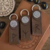 5-37.webp Protection Viking Rune Faux Leather Keyring